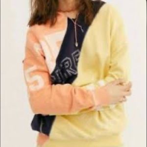 Free people surf combo hooded blouse size XS,
